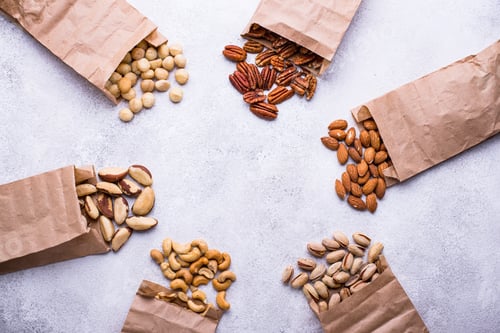 Preview: Almonds, pecan, macadamia, pistachio, and cashew