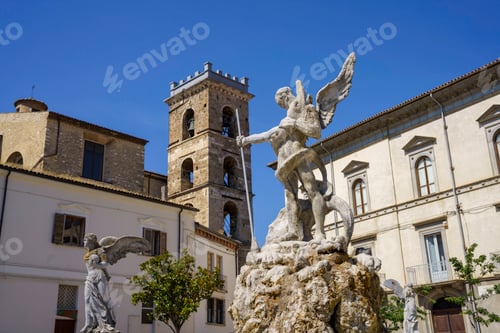 Preview: Raiano, historic city in Valle Peligna, Abruzzo, Italy