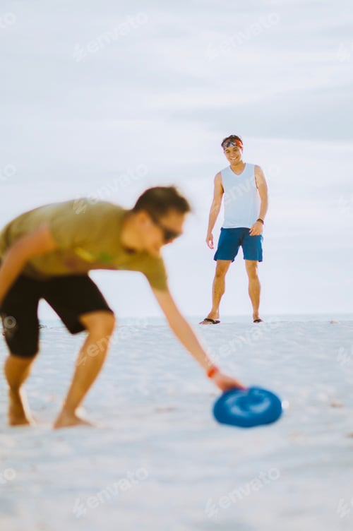 Preview: playing frisbee