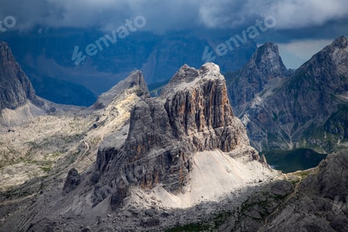 Preview: Lagazuoi view over Dolomites.