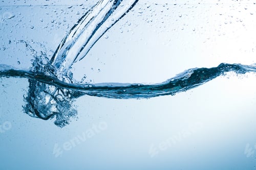 Preview: Water, drops, sprays, splashes, stream, flow, abstraction, minimalism