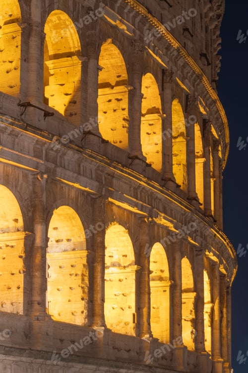 Preview: Colosseum in Rome. Italian classic architecture landmark. Travel destination. Italy