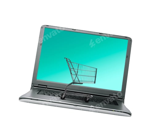 Preview: Shopping Cart and Computer keyboard