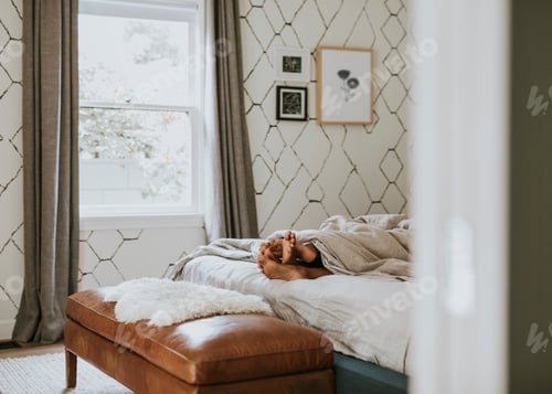 Restful Morning at Home in Cozy Bedroom