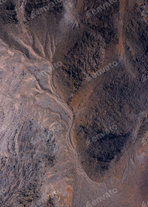 Preview: Aerial view of Death Valley Mountains