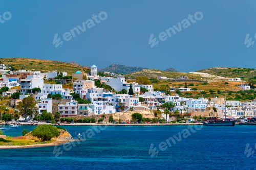 Vista previa: Adamantas Adamas ciudad portuaria de la isla de Milos, Grecia