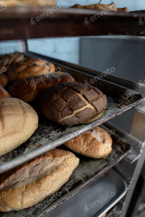 Preview: Fresh mexican chocolate and vanilla shell and sweet breads