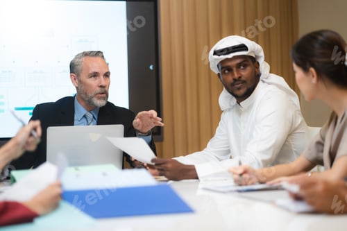 Preview: Business team partner meeting together to brainstorming for new ideas of business marketing project