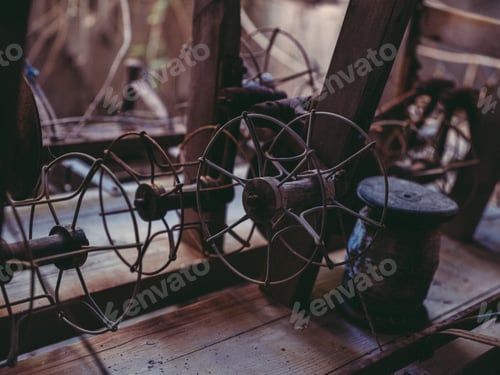 Preview: Different old machines on factory