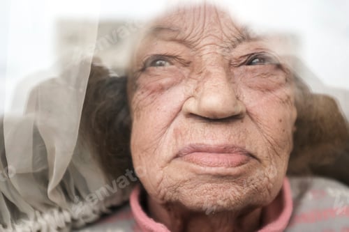 Preview: A portrait of wisdom An elderly woman gazes into the distance