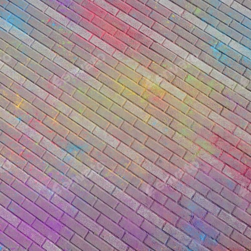 Preview: Multi colored earth, paving slabs, powder coated with dry colors at the Holi festival close up