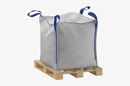 Preview: Full Cargo Bulk Bag on Pallet - Flexible Container for Transport