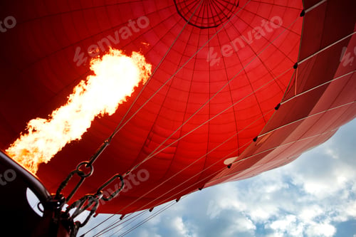 Preview: Hot air balloon flame