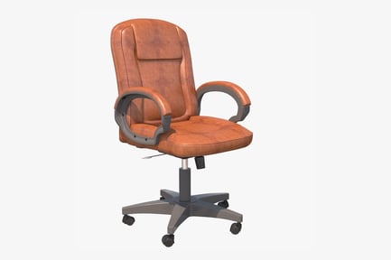 Preview: Vintage Leather Executive Swivel Chair