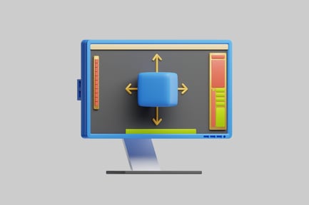 Visualização: Interface de software de design arquitetônico