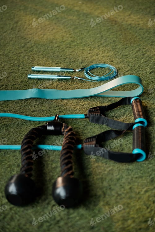 Preview: Workout Equipment on Gym Floor