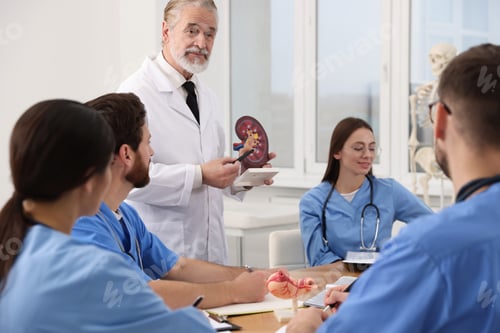 Preview: Doctor giving lecture for interns in university