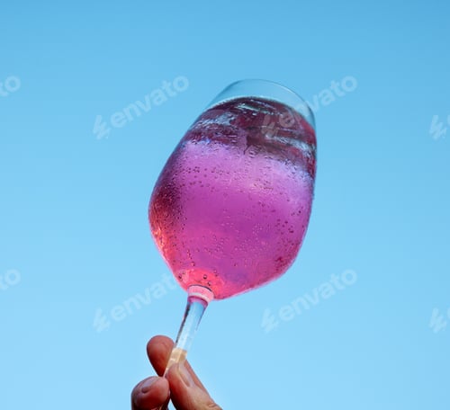 Preview: glass of pink drink