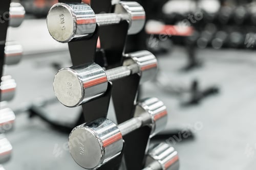 Preview: Dumbbells in the gym