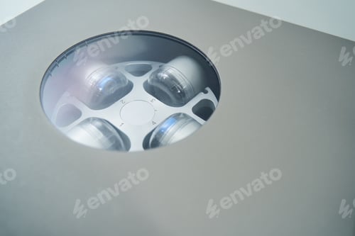 Preview: Blood samples in medical lab centrifuge machine