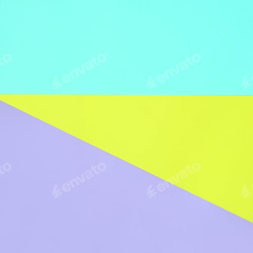 Preview: Texture background of fashion pastel colors. Violet, yellow, and blue geometr