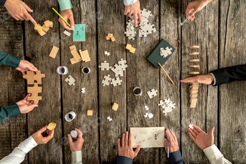 Preview: Business planning and brainstorming concept