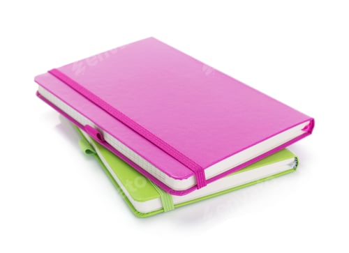 Preview: notebook or notepad isolated at white