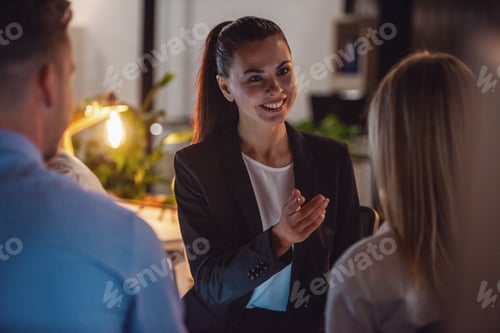 Preview: Business people at the conference