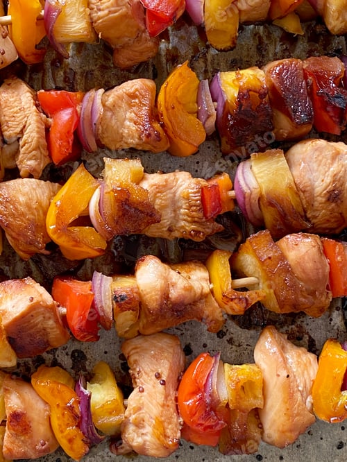 Preview: grilled chicken and vegetables