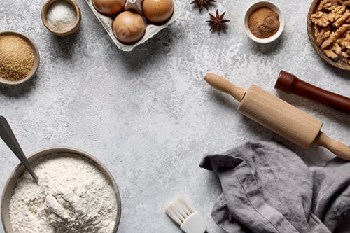 Preview: various baking ingredients