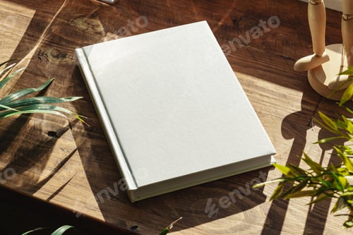 Preview: Books by the window on wooden windowsill in sunlight
