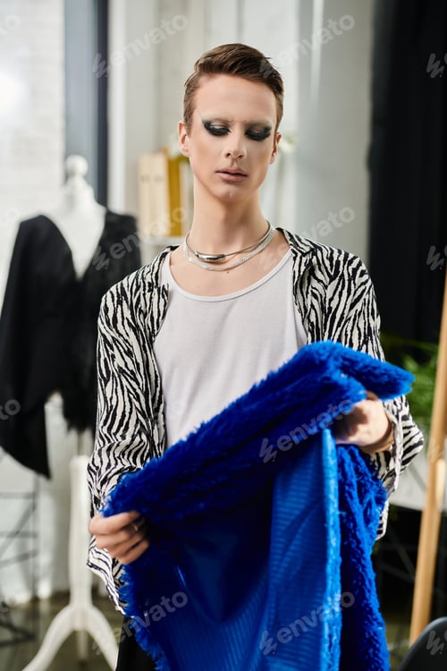 Preview: A stylish designer curates vibrant textiles in a chic, energy-filled studio