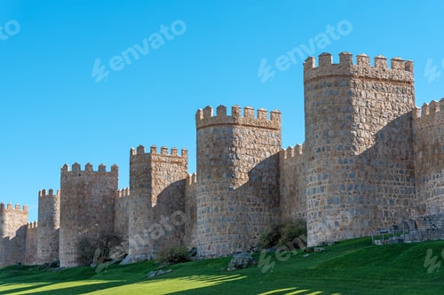 Preview: The city wall of Avila in Spain