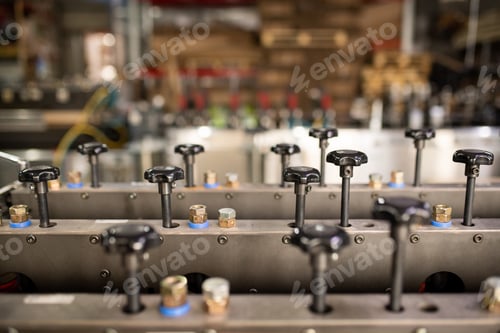 Preview: Part of modern technical or industrial equipment for processing raw materials