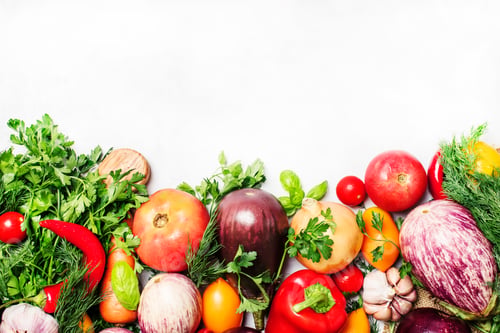 Preview: fresh vegetables and herbs