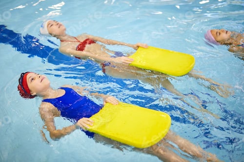 Preview: Children learning to swim