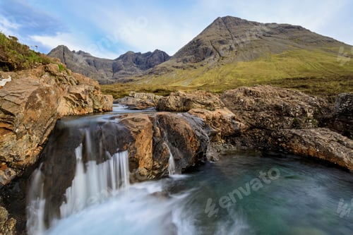 Preview: UK, Scotland, Inner Hebrides, Isle of Skye, Glen Brittle, River Brittle, Fairy Pools