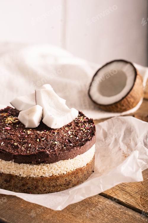 Preview: handmade coconut cake, holiday making pastry