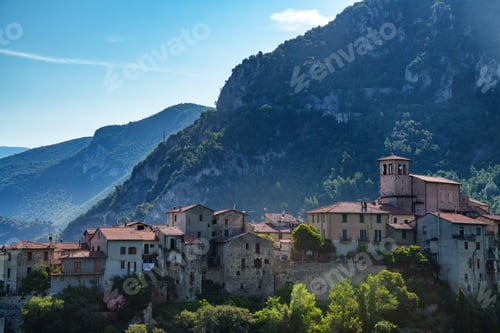 Preview: View of Papigno, historic village near Terni