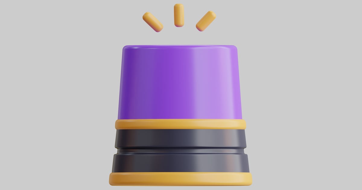 Tech beacon alert indicator light 3D, Incl. alert & indicator - Envato