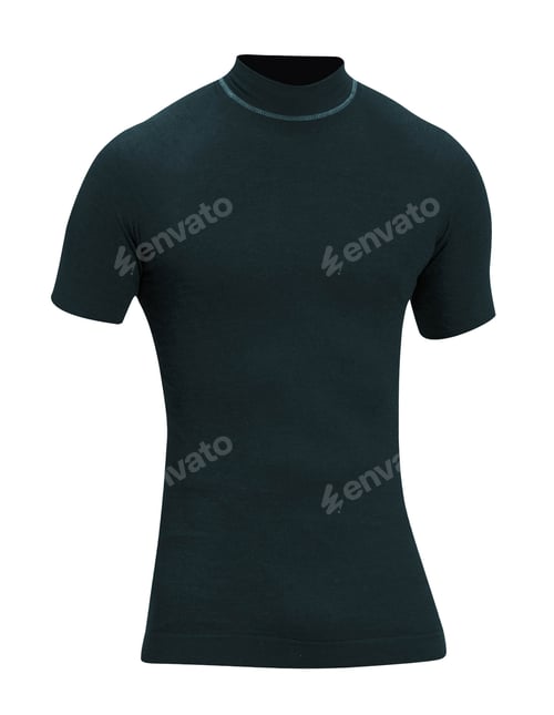 Preview: Black Tshirt on a white background