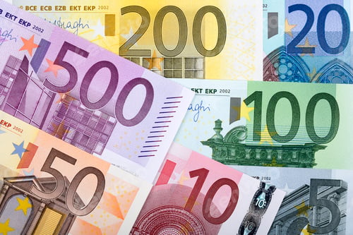 Preview: Full set of European money, a background