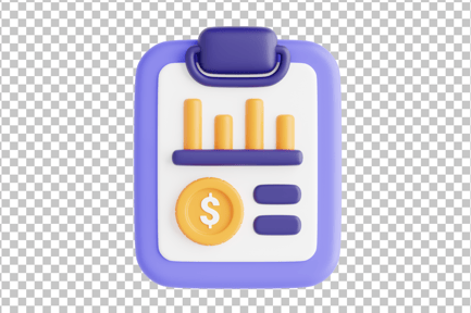 Preview: Financial Report 3D Icon