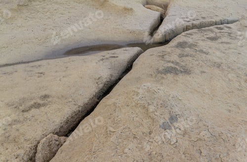 Preview: Light yellow rock surface texture background