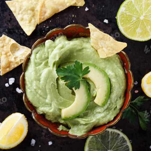 Preview: Guacamole traditional Mexican sauce