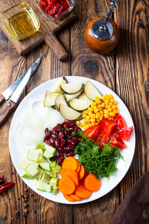 Preview: fresh vegetables