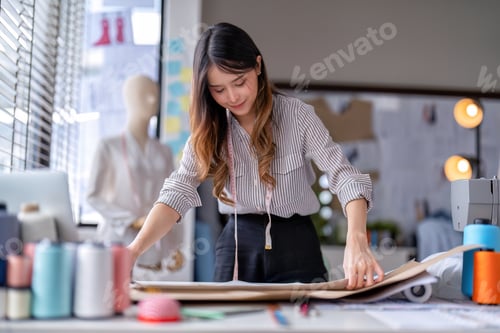 Preview: Young professional clothes fashion textile creative thinking designer