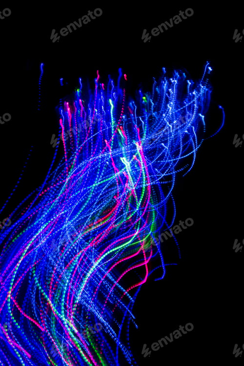 Preview: Abstract colorful lighting effect background