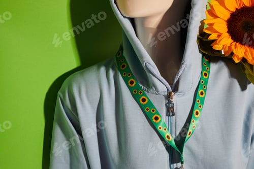 Preview: Sunflower lanyard, symbol of people with invisible or hidden disabilities.