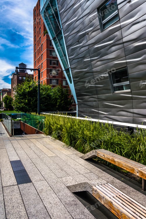 Preview: Modern Buildings Along The High Line In Manhattan, New York.